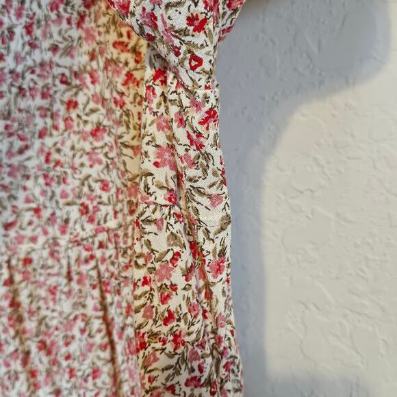 American Eagle Tiered Long Sleeve Top Blouse Women's XS Cottagecore Fairy Boho - Picture 6 of 9